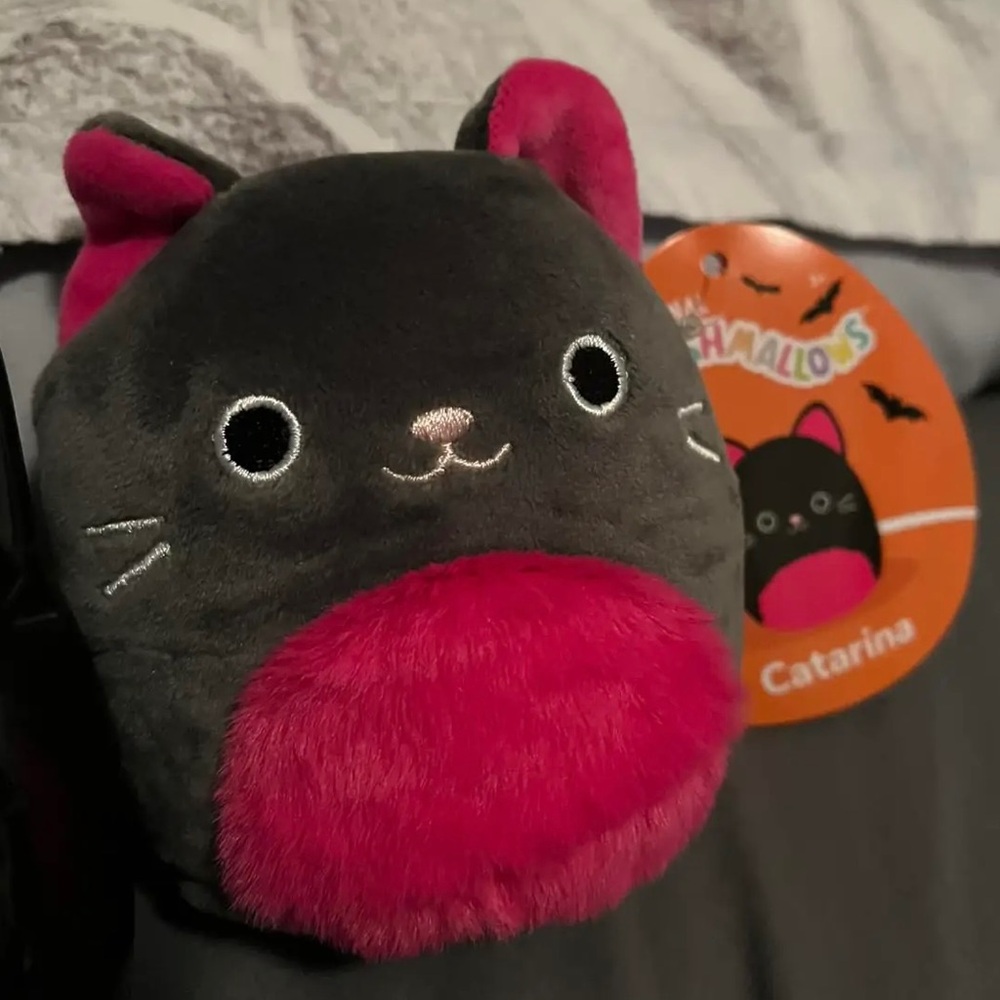 🐈‍⬛ 4.5” Squishmallows Catarina Black Cat NWT 🐈‍⬛